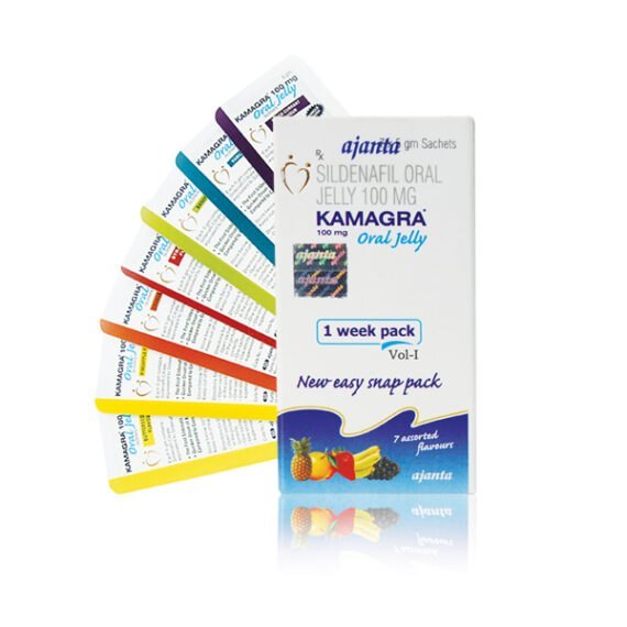Original Kamagra 100 mg Oral Jelly – Wochenpack (7 Stück)